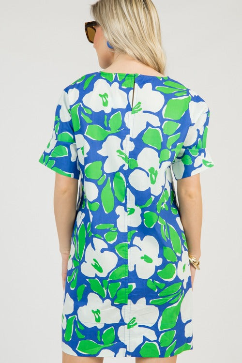 Presley Dress, Flowers