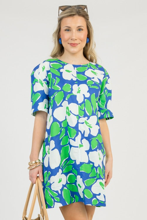 Presley Dress, Flowers