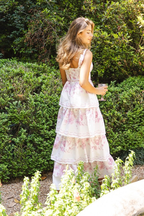 Floral Beauty Maxi, Pink