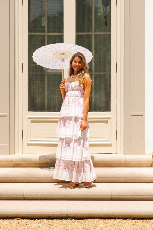 Floral Beauty Maxi, Pink