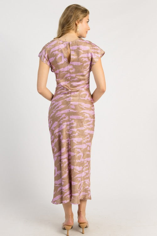 With A Twist Maxi, Pink