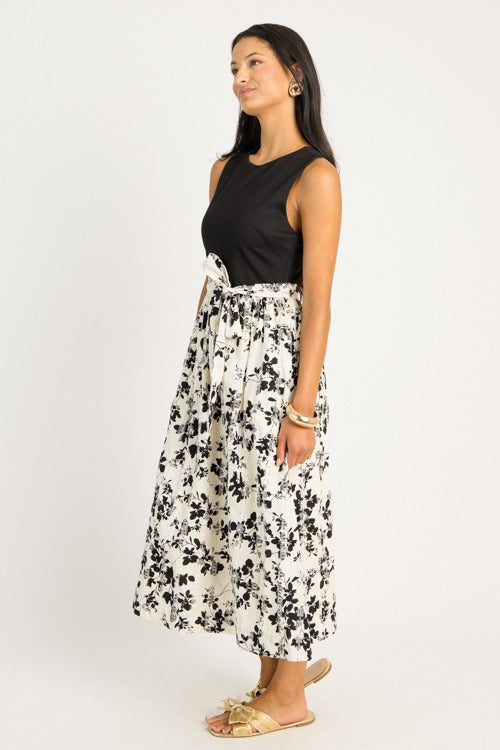 Mix Media Midi, Black White