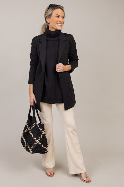 Boyfriend Blazer, Black